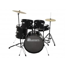 Batteria 22 pollici completa 5 pezzi + meccaniche dimavery Nera