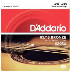 Muta corde chitarra acustica  D'ADDARIO EZ-930  Medium Gauge 013-056