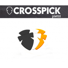 3 Plettri  CROSSPICK Delrin spessore 1.00 mm per  chitarra elettrica