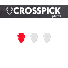 3 Plettri  CROSSPICK NYLON spessore 1.00 mm  per chitarra Acustica