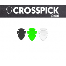 3 Plettri  CROSSPICK  CR23 spessore 1.18 mm acustica elettrica