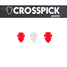 3 Plettri  CROSSPICK NYLON spessore 1.00 mm  per chitarra Acustica