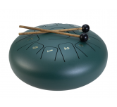 Handpan  Hank Drum tamburo percussioni a mano in acciaio Dimavery TD-12 Verde