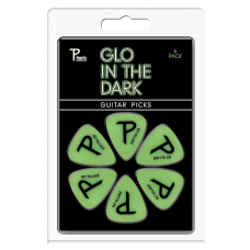 Plettri GLO IN THE DARK FLUORESCENTE confezione da 6 Perri's LP-GLO1