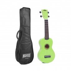 KIT Chitarra Ukulele soprano  MAHALO  Verde + custodia MR1-GN