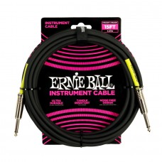 Cavo strumenti Jack - Jack dritto 4,5 mt in PVC Nero Ernie Ball 6399