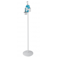 ASTA STAND  SUPPORTO disinfettante con staffa  Bianco Koinig & Meyer