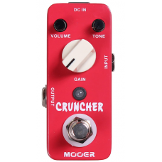 Pedale effetto Cruncher Mooer distorsore analogico Hi-Gain per chitarra