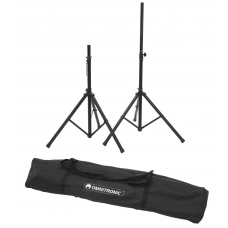 Coppia stativi  stand  per casse acustiche  con borsa Omnitronic Move MK2 set