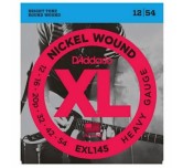 MUTA CORDE CHITARRA ELETRICA 012 - 054 D'ADDARIO EXL145 Heavy