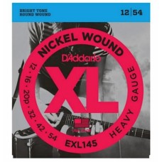 MUTA CORDE CHITARRA ELETRICA 012 - 054 D'ADDARIO EXL145 Heavy