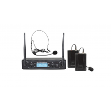 Radiomicrofono UHF doppio con microfono ad Archetto + Lavalier TXZZ520 ZZiPP Radiomicrofono UHF doppio con microfono ad Archetto + Lavalier TXZZ520 ZZiPP