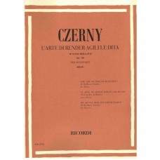 Czerny L'arte di rendere agili le dita 50 studi brillanti OP.740 per pianoforte