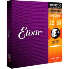 Muta Set corde chitarra acustica  Elixir   Nanoweb 12-53 light  16052
