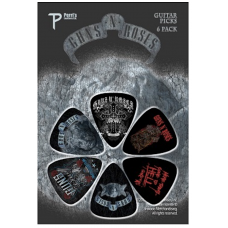 Plettri Guns and Roses confezione da 6 Perri's LP-GR3