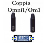 Coppia Stereo Microfono condensatore Studio OM1 Omni1 Line Audio made in Svezia