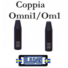 Coppia Stereo Microfono condensatore Studio OM1 Omni1 Line Audio made in Svezia