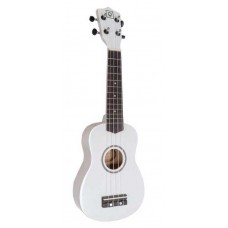 Kit Chitarra Ukulele OQAN QUK1WH  + custodia bianco metallizzato