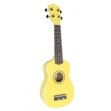 Kit Chitarra Ukulele OQAN QUK 1YW + custodia Giallo metallizzato