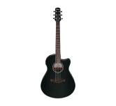 Chitarra acustica elettrificata Ibanez AAM340CE-RUB Rustic Black High Gloss