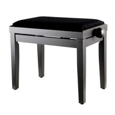 Panca sgabello pianoforte Noce Scuro Opaco regolabile  altezza Classic Cantabile