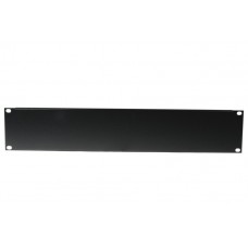 Pannello Cieco PER flyght CASE RACK 2u 19 pollici nero tappo