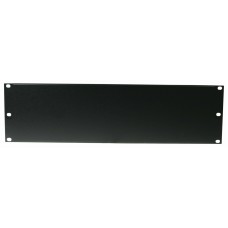 Pannello Cieco PER flyght CASE RACK 3u 19 pollici nero tappo