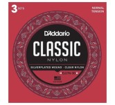 3 Set D'addario EJ27N student Nylon, normal Tension per chitarra classica corda