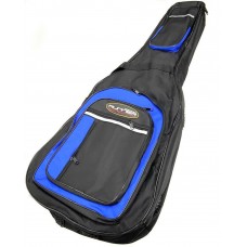 Custodia borsa chitarra Folk Acustica  Runner imbottita 5 mm BLU