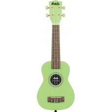 Ukulele soprano KALA UK- GRASSHOPPER verde acido con borsa Ukulele soprano KALA UK- GRASSHOPPER verde acido con borsa