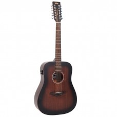 Chitarra acustica elettrificata 12 corde VINTAGE VE440 Statesboro Whisky sour